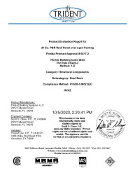 PR TECH DOCS FL6617 R8 AE PBR 24GA ROOF (HVHZ)-EVAL REPORT (FBC 2023)
