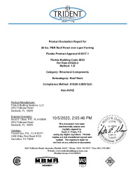 PR TECH DOCS FL6617 R8 AE PBR 26GA ROOF (NON HVHZ)-EVAL REPORT (FBC 2023)