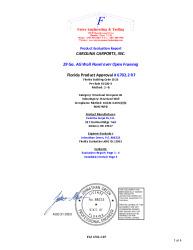 PR Instl Docs FL6702 R7 II 29 Ga. AG Wall Panel