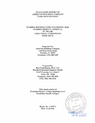 PR Instl Docs FL704 R9 II EvaluationReportC2419 2
