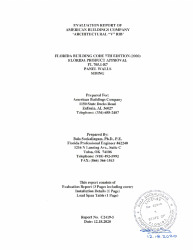PR Instl Docs FL705 R8 II EvaluationReportC2419 5