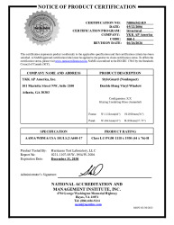 PR CERTIFICATE FL7533 R12 C CAC NI006542-R9