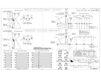 PR Instl Docs FL7708 R11 II SCH501X Install Details - Clip Angle Mount