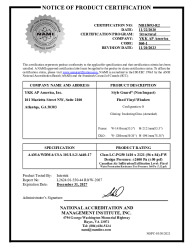 PR CERTIFICATE FL7829 R12 C CAC NI015093-R2 - STYLE GUARD - FIXED