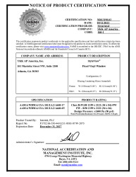 PR CERTIFICATE FL7829 R13 C CAC NI013198.03 - SV - FX (DP50)