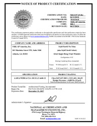 PR CERTIFICATE FL8114 R10 C CAC NI013197.05-R4 - SVS - ORIEL SH (DP35)