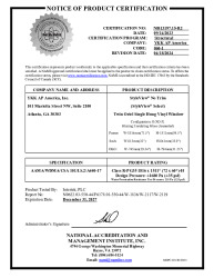 PR CERTIFICATE FL8114 R10 C CAC NI013197.15-R2 - SVS - TWIN ORIEL SH (DP35)