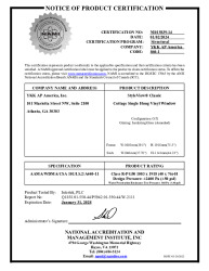 PR CERTIFICATE FL8114 R10 C CAC NI015839.14 - SVC - COTTAGE SH (DP50)
