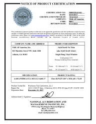 PR CERTIFICATE FL8114 R7 C CAC NI009520.03-R3 - SVNT - SH (DP35)