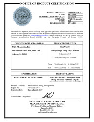 PR CERTIFICATE FL8114 R8 C CAC NI013196.02-R3 - SV - COTTAGE SH (DP50)