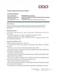 PR TECH DOCS FL812 R11 AE EVAL  