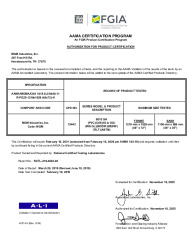 PR CERTIFICATE FL9607 R12 C CAC 6010 SH (48X72) - CPD 15443