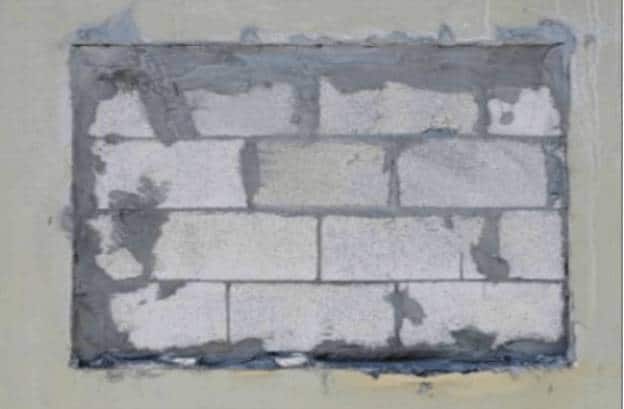 masonry wall block in image