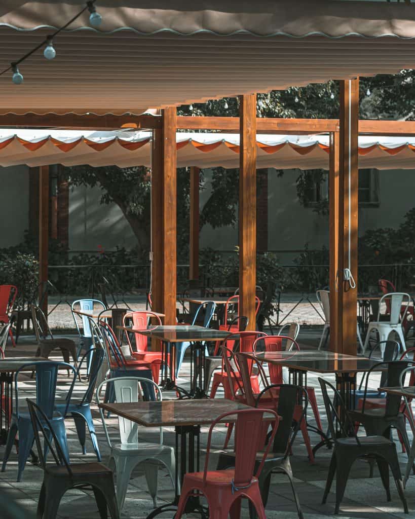 fabric canopy restaurant