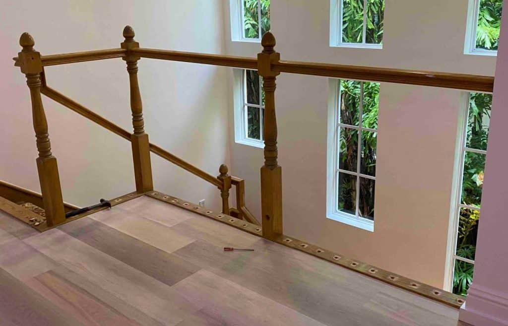 stair railing demo 1