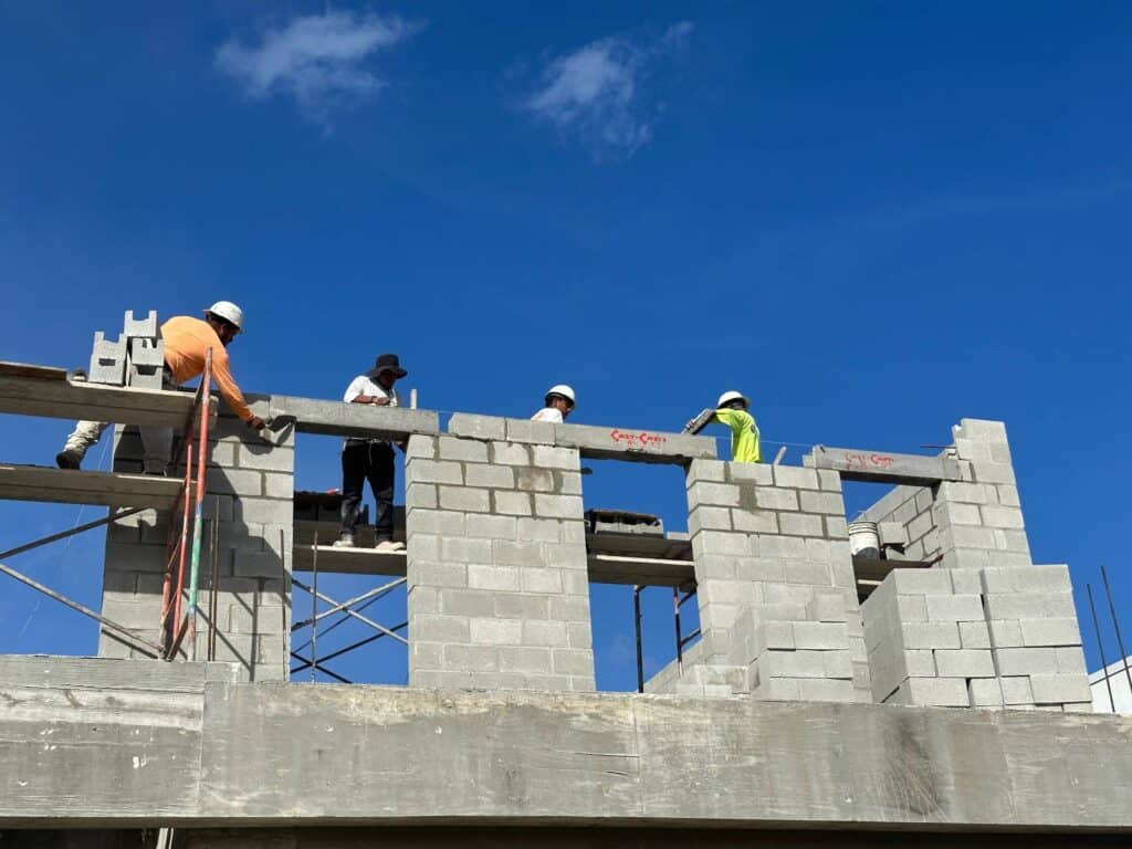 2nd floor lintel install overview