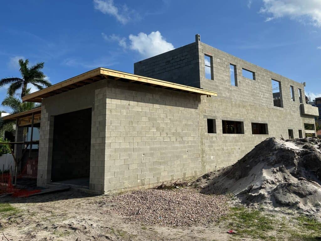 2nd floor post masonry overview