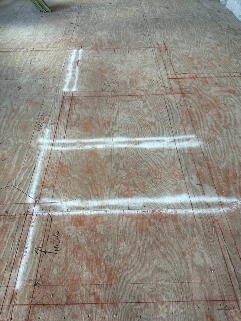 floor framing layout