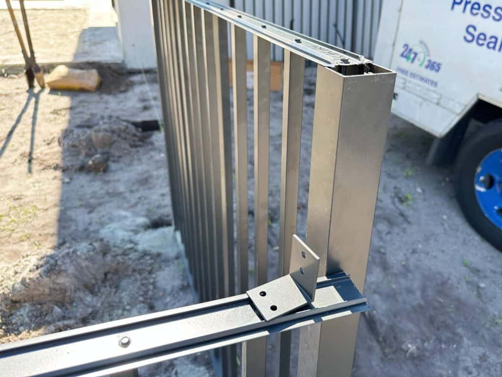 Mechanical Aluminum Fence Installation How To