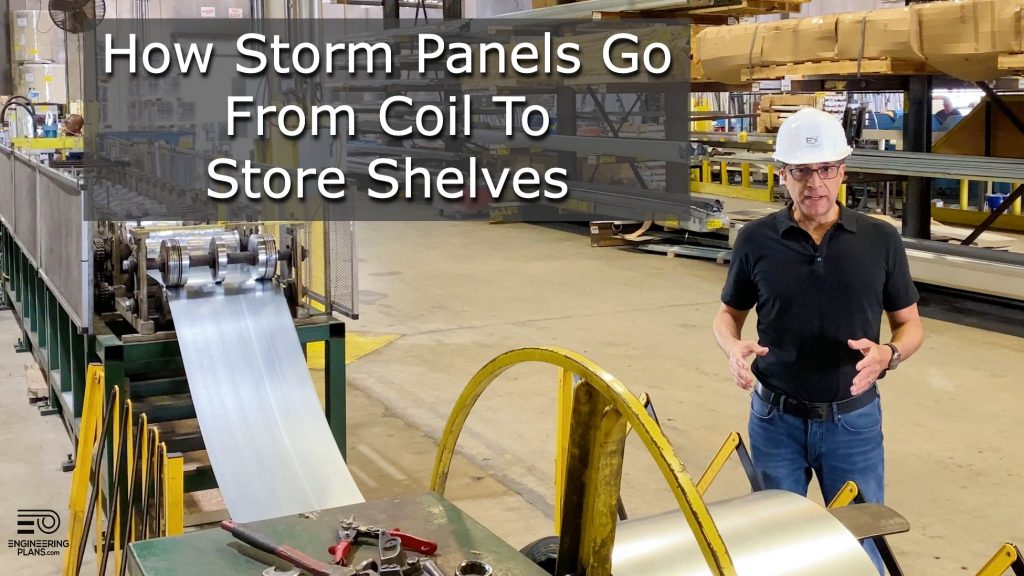 storm panels - from coil to store shelves